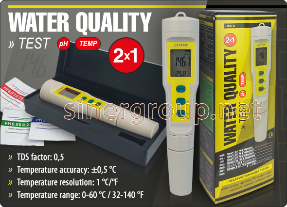 Quality test tester ph temperature orp oxide reduction chlorine pure water