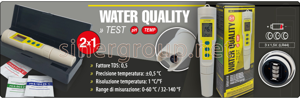 ph temperatura acqua pura cloro orp riduzione ossido