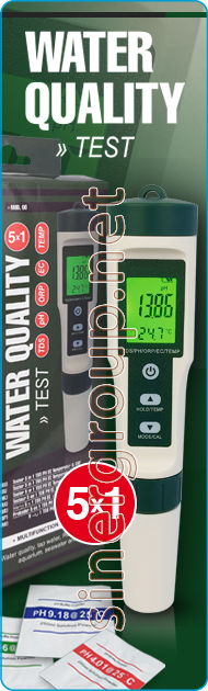Quality test tester tds ec ph temperature orp oxide reduction chlorine pure water