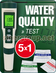 Quality test tester tds ec ph temperature orp oxide reduction chlorine pure water