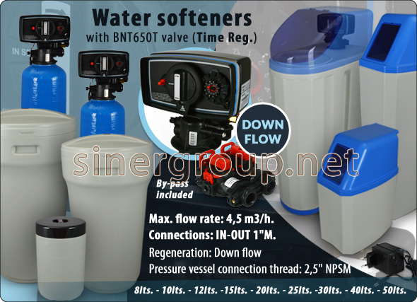 BNT Water Softeners Valves Regeneration Time Down flow Systems Automatic Residential Hardness Regulation Drink Water Filtration