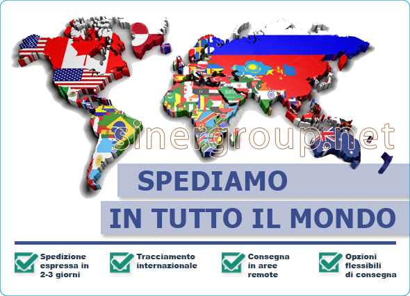 Worldwide Spedizione Consegna Flessibile Espressa Internazionale