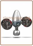 SR-02 ADV Co2 pressure reducer for rechargeable cylinder 21.8x1/14" (2 gauges)