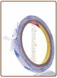 Rusoz Nastro Biadesivo 9488A - 12mm x 50mt., Spessore: 0,15mm, Trasparente