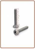 Vite testa cilindrica a croce Ph UNI 7687/DIN 7985 INOX A2 M4x25 (500/1000)