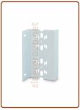 Staffa doppia (2 filtri) di montaggio senza viti contenitori standard housings 10"