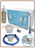 Profine KIT GOLD small antimicrobico ultrafiltrazione sistema filtro acqua, Testata, Rubinetto carbon block 0,1 micron