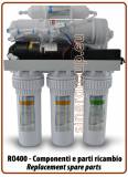 RO400 direct flow reverse osmosis replacement spare parts