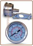 Glycerin pressure gauge for board installation 1/8" (OD 4cm.)