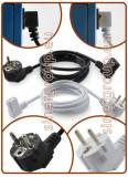 IEC power supply cable - schuko EU plug