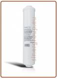 Green Filter Filtro in Linea post-carbone attivo granulare (GAC) 1/4" FPT 2"x10" (25)
