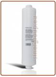 Green filter Filtro in Linea carbone attivo granulare (GAC) 1/4" FPT 2,5"x11" (25)