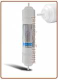 RO400 - Post-Filter Filtro in Linea a carbone GAC con codolo 1/4" - 2"x10" (25)