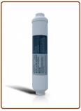 Filtro in Linea carbon block (CB) al cocco 1/4" FPT 2"x10" - 5 micron (25)