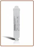 Filtro in Linea carbone attivo granulare al cocco battereostatico 1/4" BSP 2"x10" (25)