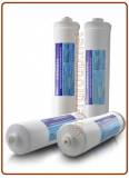 Filtri in linea Dual sed+carb 1/4" FPT, 1/4" Quick fit 2,5"x11", 2,5x11" - 15 micron