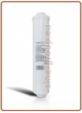 Green Filter Filtro in Linea remineralizzatore e regolatore del PH (GAC) al cocco 1/4" FPT 2"x10" (25)