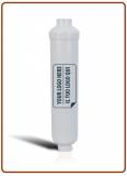 No branded remineralizer PH adjustment coconut in line filter (GAC) 1/4" FPT 2"x10" (25)