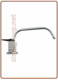 Long reach 1-way under window faucet 1/4" Chrome