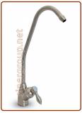 1040 Long reach rubinetto di prelievo acciaio inox 304 con maniglia a goccia 1 via 1/4" (30)