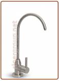 1043 1-way Long reach stainless steel faucet 1/4" (20)