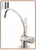 3041 3-way faucet with conic base 6mm.