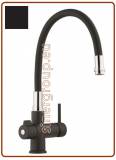 3225 rubinetto 3 vie 3/8" con canna flessibile