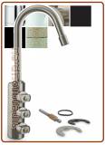 3304 rubinetto di prelievo 3 vie acciaio inox 1/4"