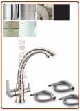 3392 Rubinetto 3 vie acciaio inox 3/8"
