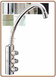 3396 Rubinetto di prelievo 3 vie acciaio inox 6mm.