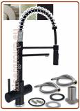 4308 4-way stainless steel faucet metal free 3/8"