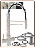 5306 Rubinetto acciaio inox 304 5 vie senza metalli pesanti 3/8"