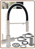 5308 Rubinetto acciaio inox 304 5 vie senza metalli pesanti 3/8"