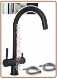 5312 Rubinetto acciaio inox 304 5 vie 3/8"