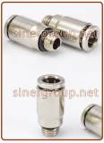 Straight adaptor 6mm. OD Tube - M7x1 thread for MIX water faucets