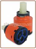 Replacement forward opening cartridge hot/cold water for faucets (red box)