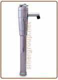 3-way mechanical chrome column with handles