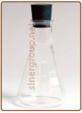 Fiaschetta in vetro 100ml. Erlenmeyer per demo sapone dimostrazione durezza per addolcitore