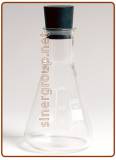 100ml. Erlenmeyer glass flask for soap demostration in softened water