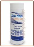 5 in 1 PH Test Strip - Residual and Total Chlorine, Bromine, Total Alkalinity, Total Hardness - 50 strips (50)