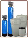 Addolcitore acqua doppio corpo FLECK 5600 SXT 1" elettronico (Rig. Volume-tempo) da 8 a 80 lt. resina