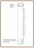 Pozzetto e tappo salamoia addolcitore Ø 10 per cabinati Europa, Luxury