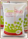 Green Resin cation exchange resin bag 1 lit. (25)