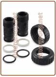 Clack WS1CI / WS1TC / WS125CI Coppia raccordi maschio in plastica 3/4", 1", 1-1/4" BSPT
