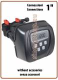 Clack WS1CI 1" water softener valve - Meter, Time without accessories