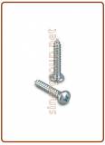 Vite metallica autofilettante testa bombata impronta croce acciaio inox AB3.9x22 UNI6954AB DIN7981C (1000)