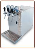 Polar refrigeratore sopra banco INOX 2, 3 vie acqua fredda + ambiente + frizzante fredda 50lt./h. raff. banco ghiaccio