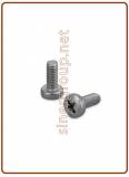 Cross head screw Ph UNI 7687/DIN 7985 SS A2 M4x10 (500/1000)
