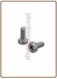 Cross head screw Ph UNI 7687/DIN 7985 SS A2 M4x10 (500/1000)
