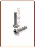 Vite testa cilindrica a croce Ph UNI 7687/DIN 7985 INOX A2 M4x20 (500/1000)